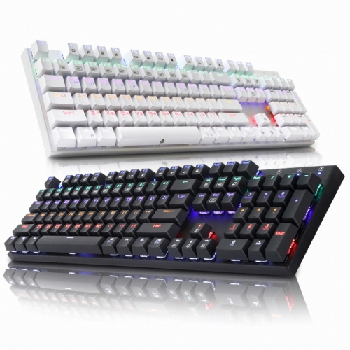 ABKO HACKER K640 축교환 게이밍 기계식 블랙, 청축 확대 이미지