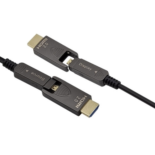 프리즘일렉트로닉스 HDMI 2.0 광 AOC 배관용 분리형 케이블 LS-H20AOC100, 100m