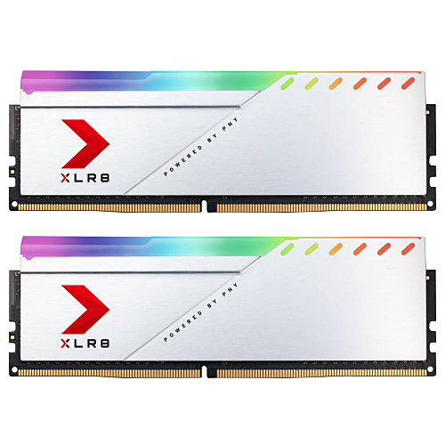 PNY XLR8 DDR4-3200 Gaming EPIC-X RGB 실버 패키지 제이씨현 16GB 8Gx2