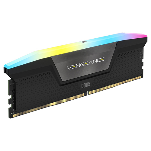CORSAIR DDR5-6000 CL36 1.25V VENGEANCE RGB BLACK 패키지 32GB 16Gx2