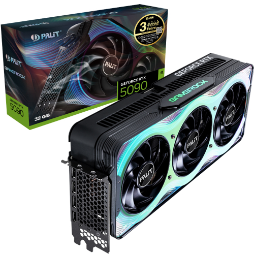 PALIT 지포스 RTX 5090 GAMEROCK D7 32GB 이엠텍 확대 이미지